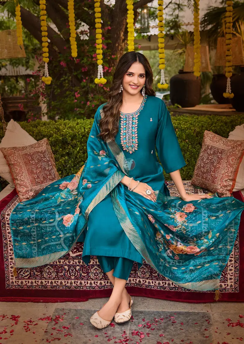 Shararat Vol 7 By Anju Viscose Modal Designer Kurti With Bottom Dupatta Wholesale Price IN Surat